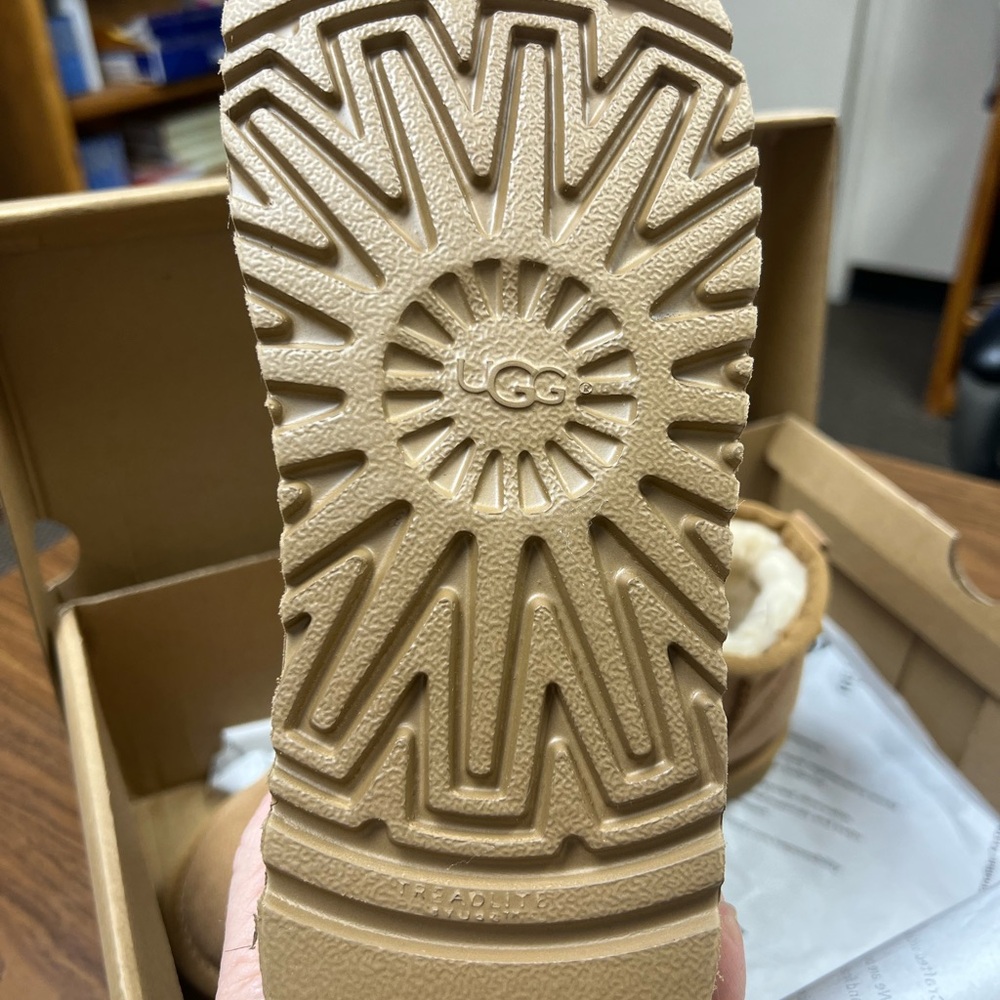 UGG Classic Tan Suede Boots - Picture 3 of 4